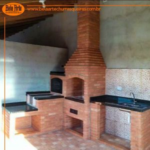 kit 3x1 churrasqueira, forno de ferro, fogão a lenha