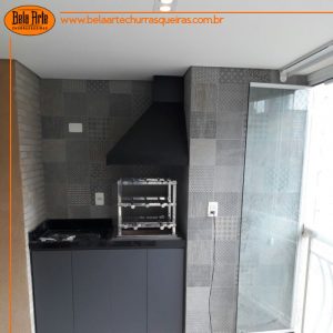 Churrasqueira para varanda de apto